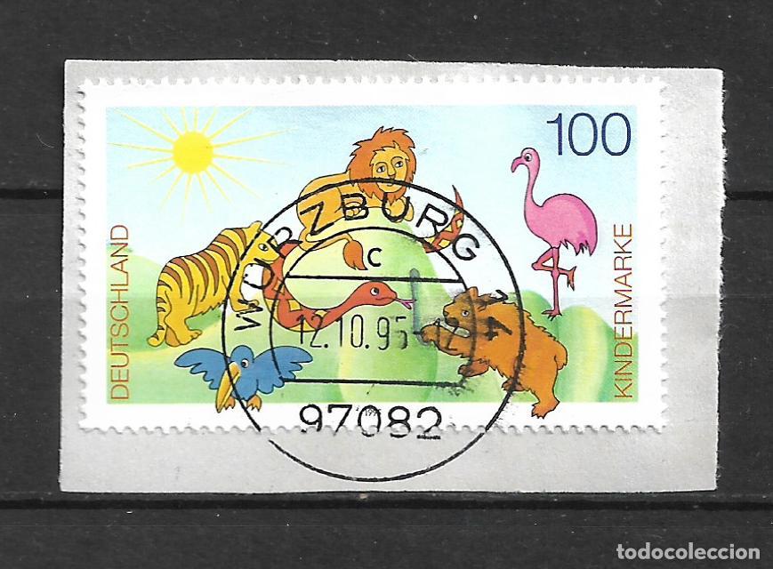 Sellos: alemania 1995 michel 1825 usado - 34/8