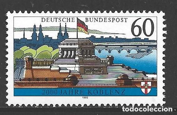 Sellos: Alemania 1992 Ivert 1415 *** Bimilenario de la Ciudad de COBLENCE