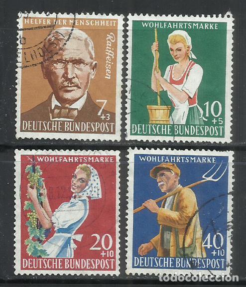 Sellos: 0671- SERIE COMPLETA ALEMANIA 191958 N&ordm; 168/171 YVERT 13,00&euro;