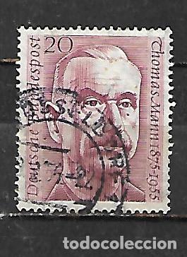 Sellos: 1956: Aniversario de la muerte del escritor Thomas Mann, 1875 - 1955 (usado)