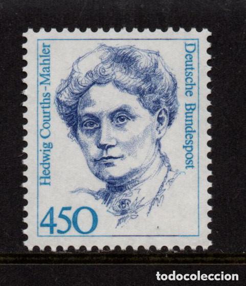Sellos: Alemania Federal 1992 Ivert 1442 *** Mujeres en la Historia de Alemania - HEDWIG COURTHS-MALHER