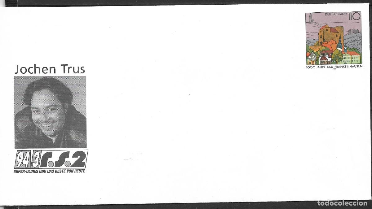 Sellos: alemania 1998 michel 1978 sobre entero postal ** mnh - 152/1