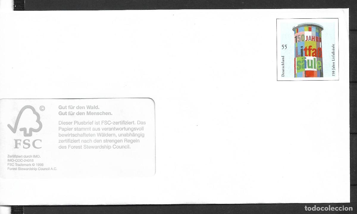 Sellos: alemania 2005 michel 2444 sobre entero postal ** mnh - 152/1