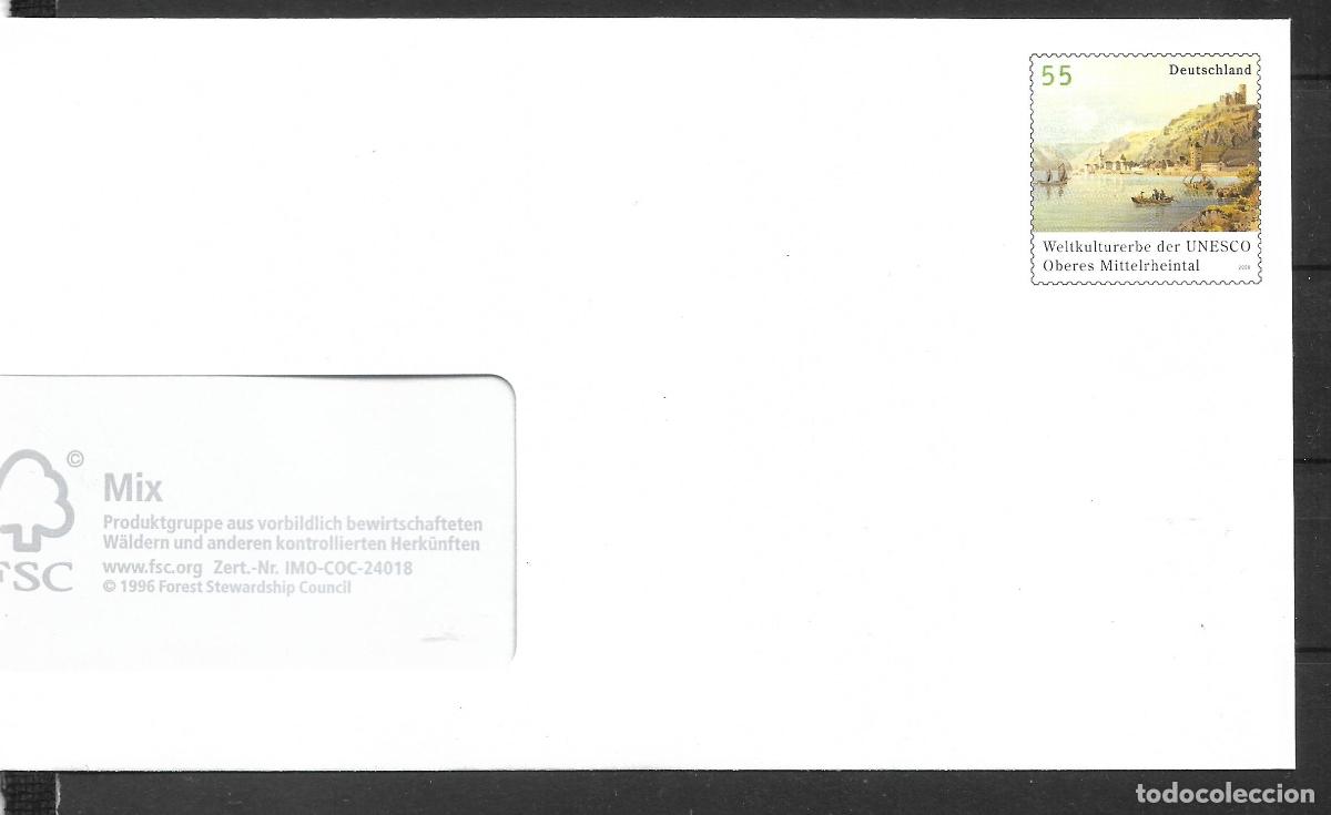 Sellos: alemania 2006 michel 2536 sobre entero postal ** mnh - 152/1