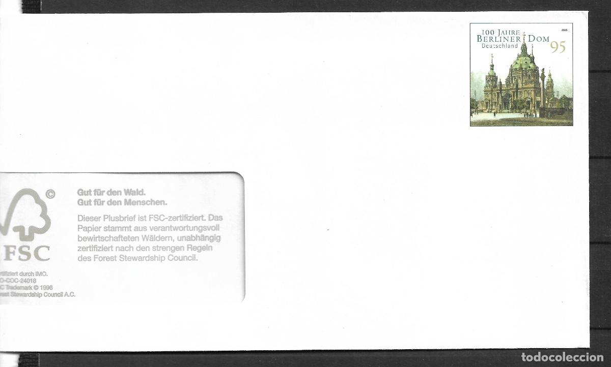 Sellos: alemania 2005 michel 2445 sobre entero postal ** mnh - 152/1