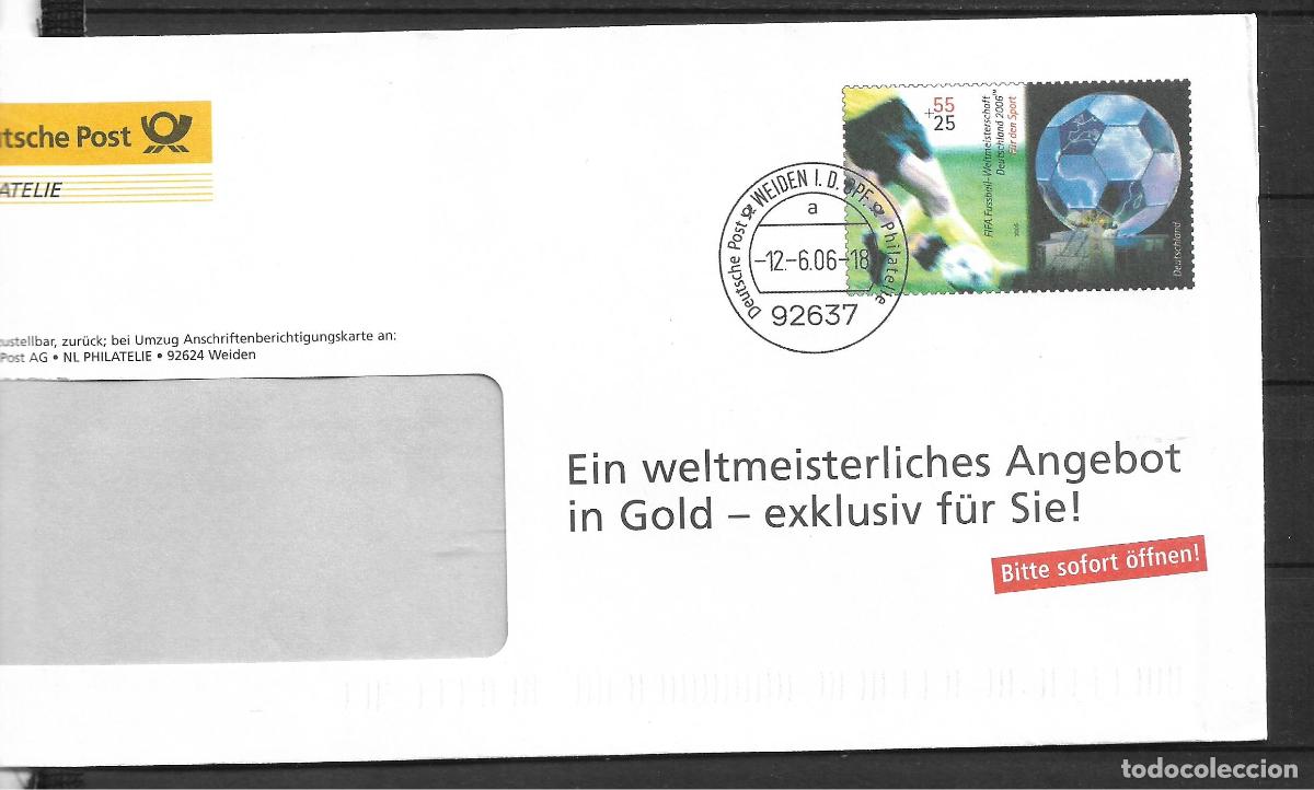 Sellos: alemania 2005 michel 2440 sobre entero postal - 152/1