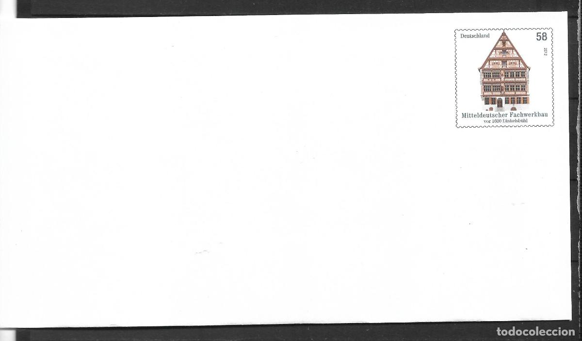 Sellos: alemania 2012 michel 2970 sobre entero postal ** mnh - 152/2