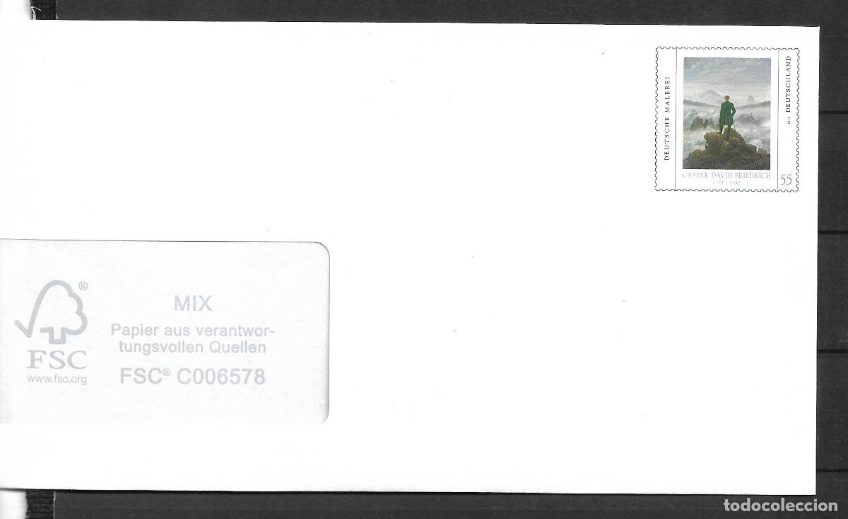 Sellos: alemania 2011 michel 2869 sobre entero postal ** mnh - 152/2