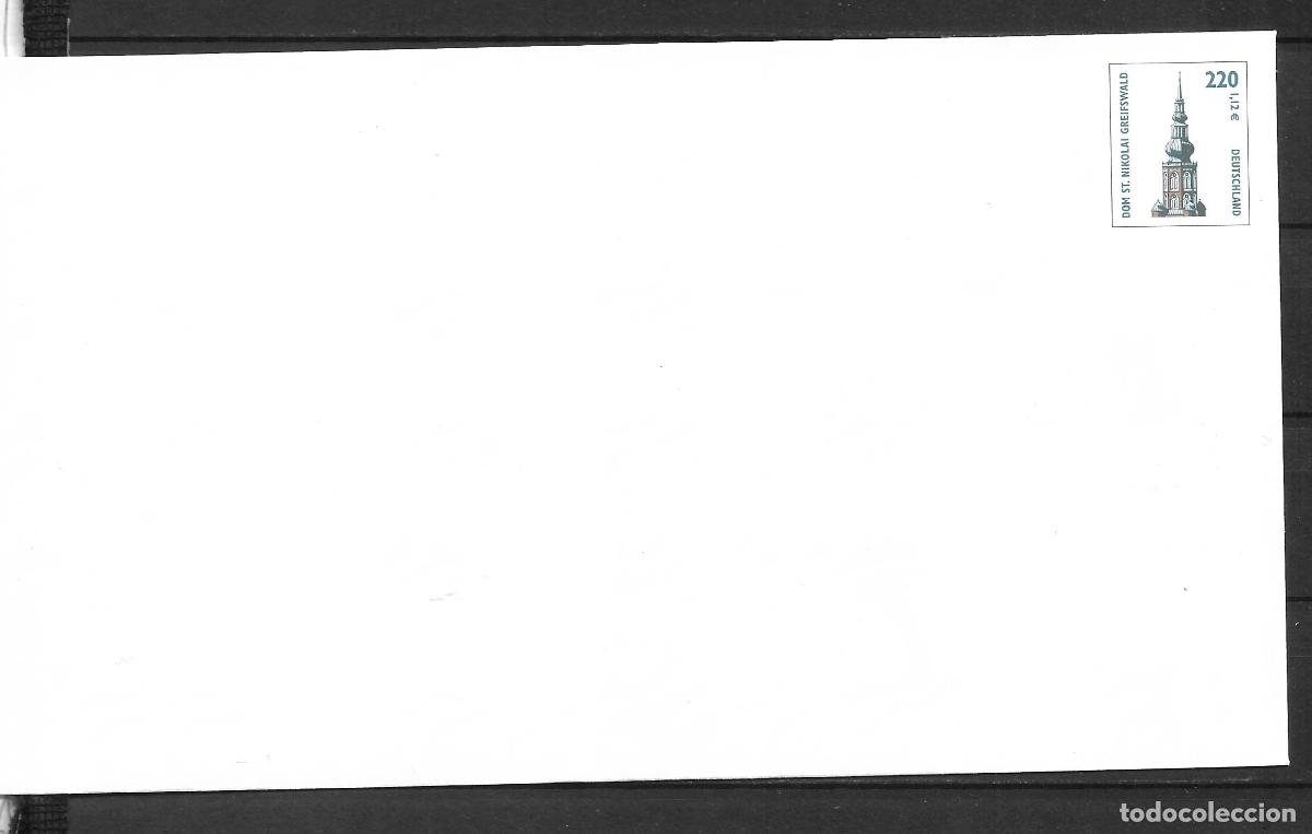 Sellos: alemania 2001 michel 2157 sobre entero postal ** mnh - 152/2