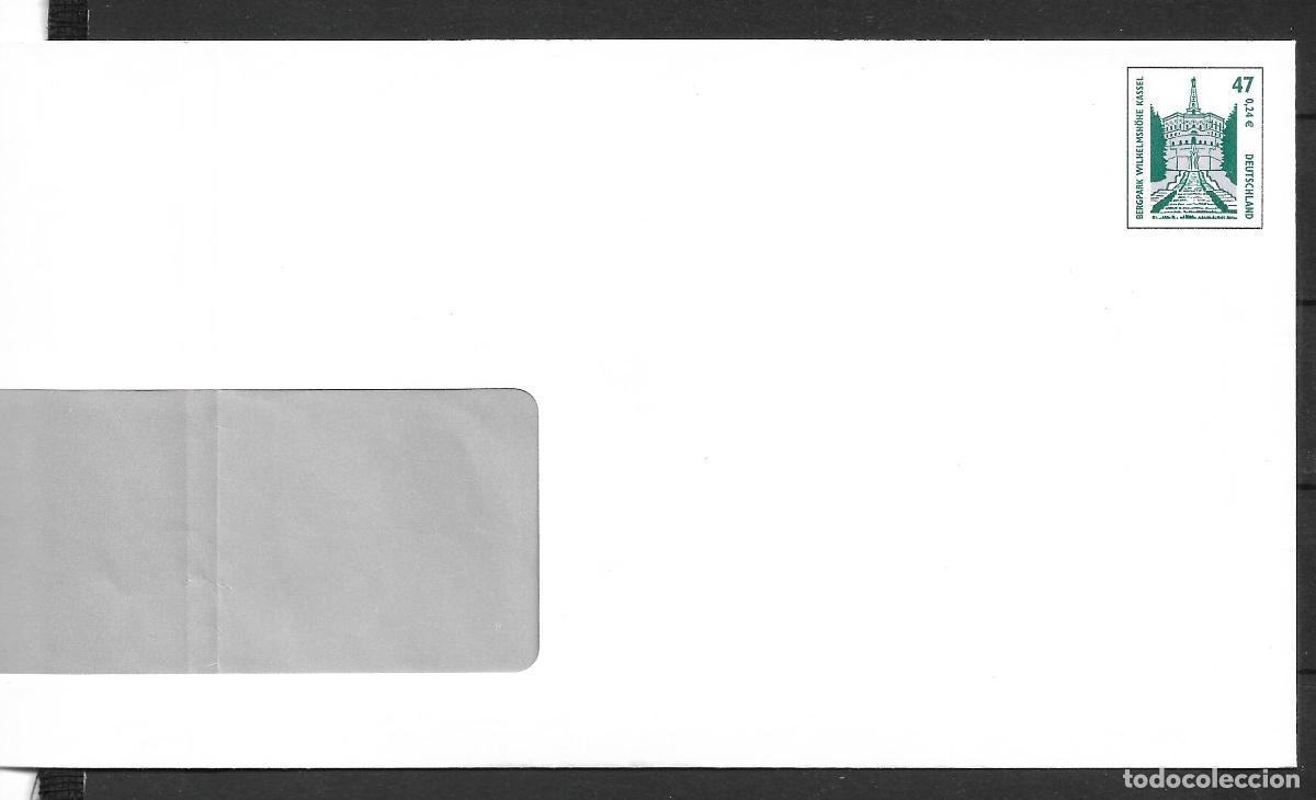 Sellos: alemania 2001 michel 2176 sobre entero postal ** mnh - 152/2