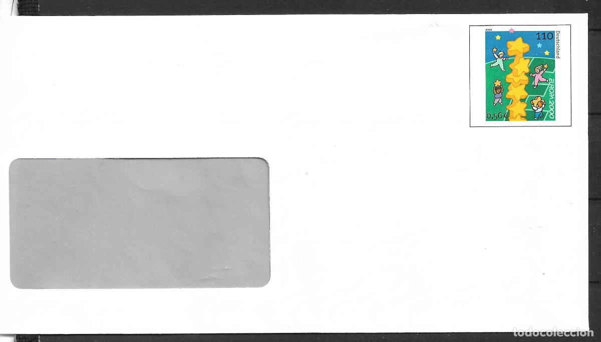 Sellos: alemania 2000 michel 2113 sobre entero postal ** mnh - 152/2