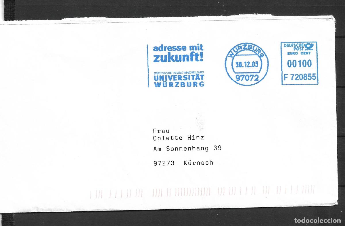 Sellos: alemania 2003 sobre entero postal sellado automatico - 152/2
