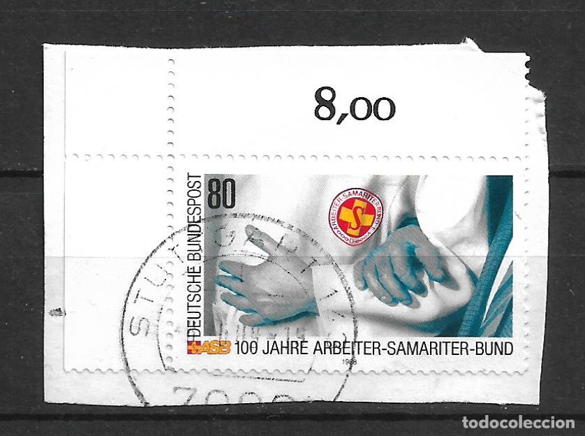 Sellos: alemania 1988 michel 1394 usado - 34/8