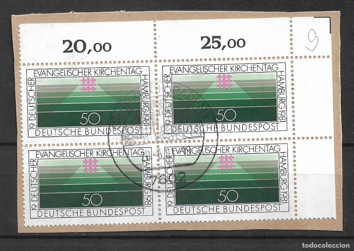 Sellos: alemania 1981 michel 1098 usado - 34/9