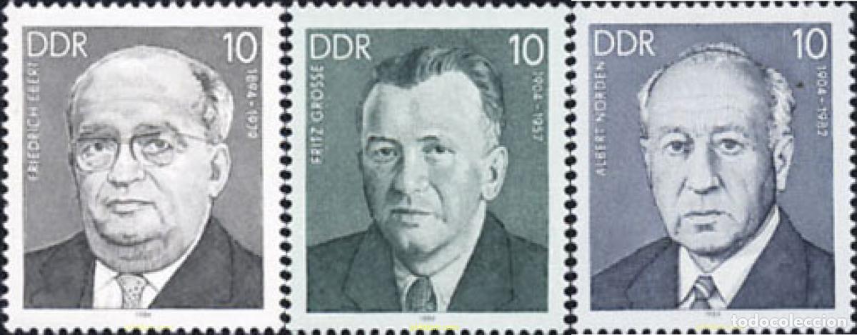 Sellos: 150914 MNH ALEMANIA DEMOCRATICA 1984 PERSONALIDADES