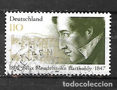 Sellos: 1997: 150 Aniversario de la muerte del compositor Felix Mendelssohn Batholdy, 1809 - 1847