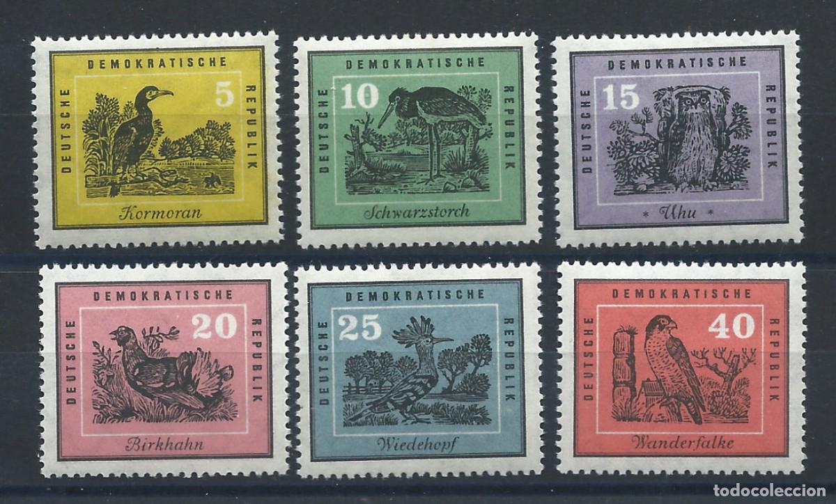 Sellos: Allemagne RDA N&deg;413/18** (MNH) 1959 - Faune &rdquo;Oiseaux&rdquo;