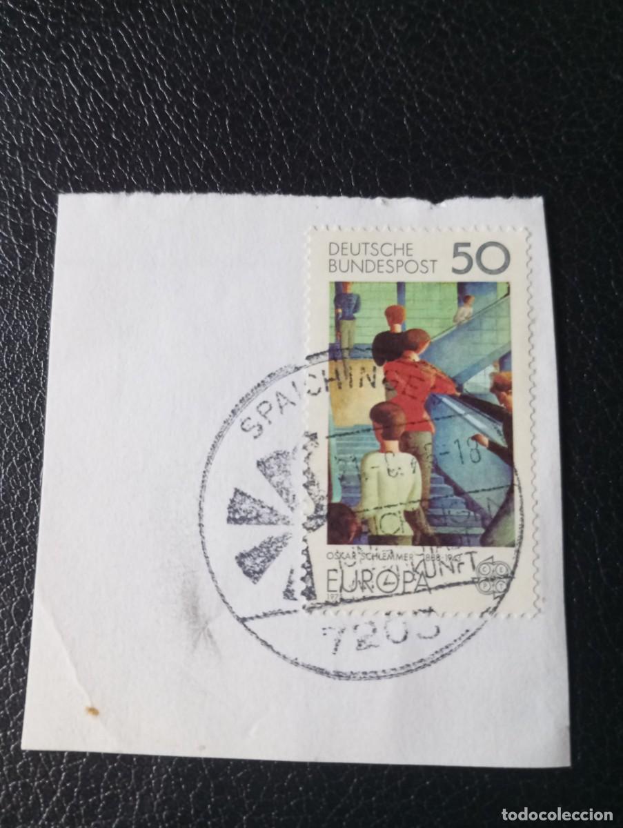 Sellos: ALEMANIA, 1975, SPARLICHINGEN, MATASELLOS, ESPECIAL. UNA CIUDAD JOVEN CON FUTURO