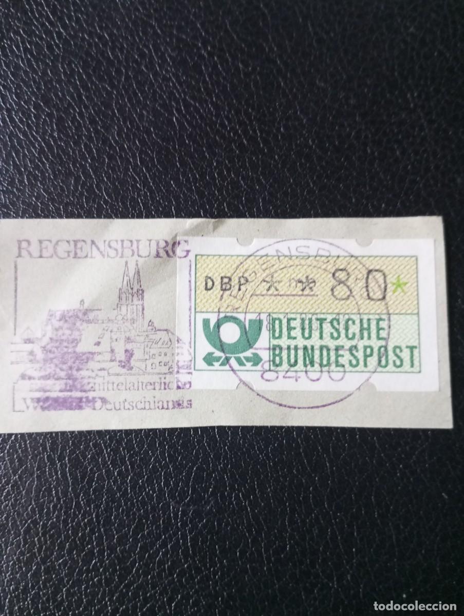 Sellos: ALEMANIA, 1986, REGENSBURG, MATASELLOS, ESPECIAL.