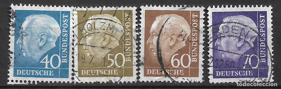Sellos: alemania 1956 sellos usado 2&euro;- 34/10