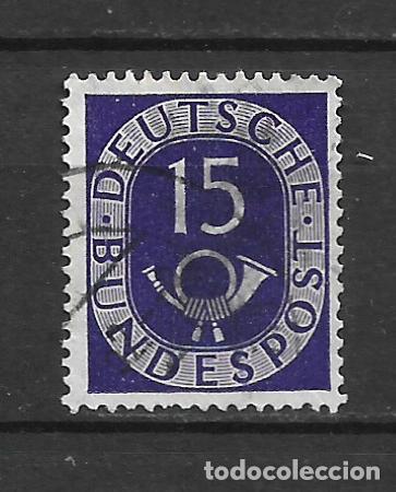 Sellos: alemania 1951 michel 129 usado 1.30&euro;- 34/10