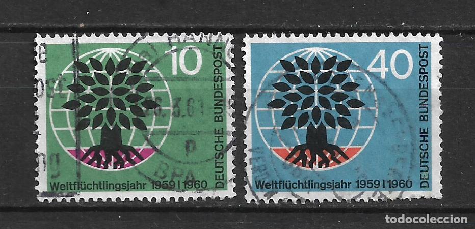 Sellos: alemania 1960 michel 326/327 usado 3&euro; - 34/10