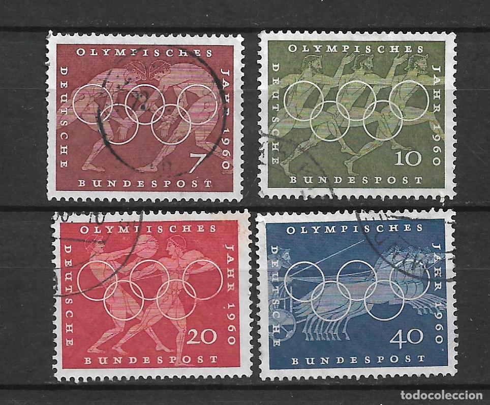 Sellos: alemania 1960 michel 332/335 usado - 34/10