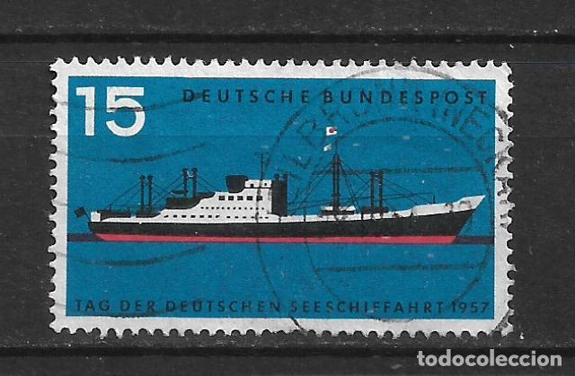 Sellos: alemania 1957 michel 257 usado - 34/10