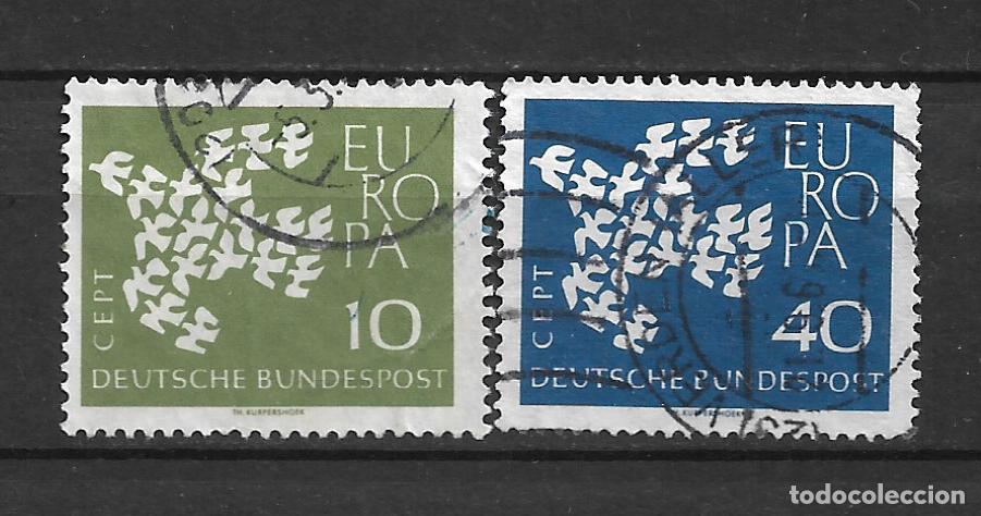 Sellos: alemania 1961 michel 367/368 usado - 34/10