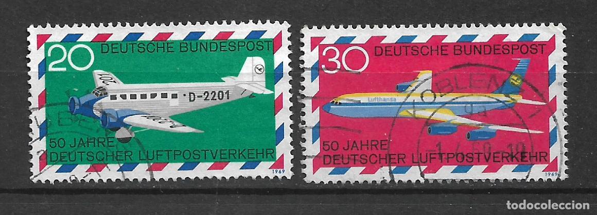 Sellos: alemania 1969 michel 576/577 usado - 34/10