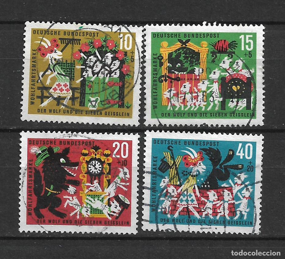 Sellos: alemania 1963 michel 408/411 usado - 34/11