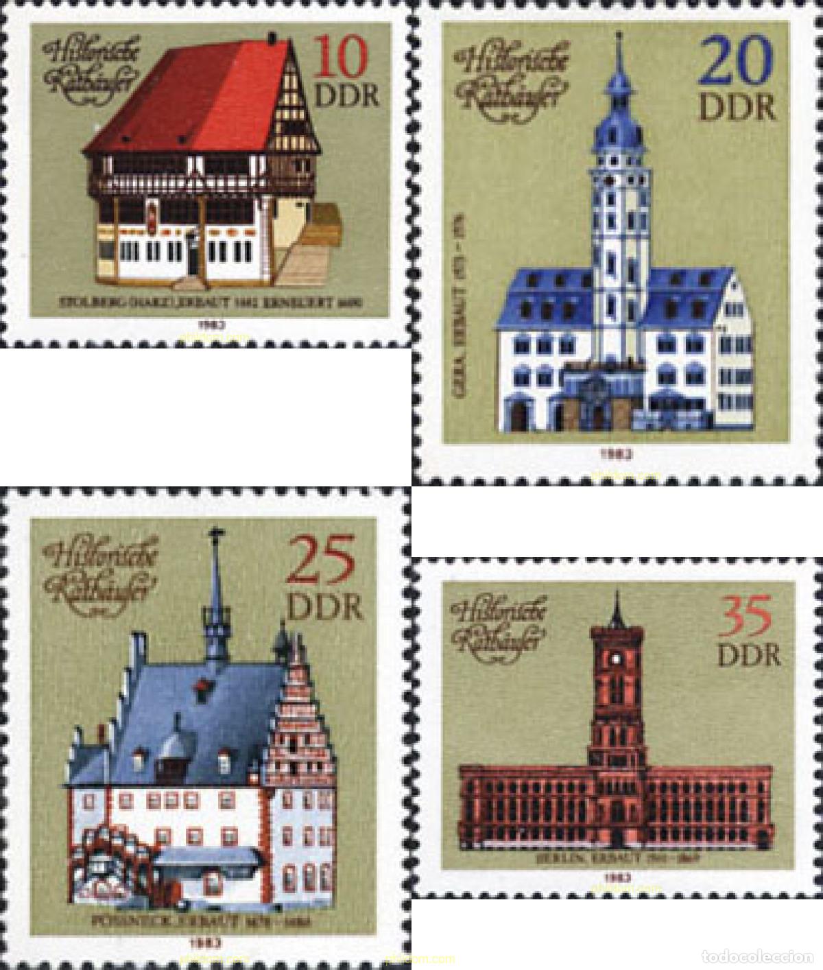 Sellos: 150897 MNH ALEMANIA DEMOCRATICA 1983 AYUNTAMIENTOS