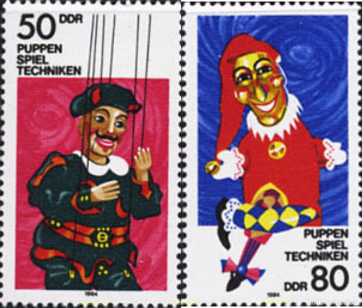 Sellos: 150922 MNH ALEMANIA DEMOCRATICA 1984 MARIONETAS