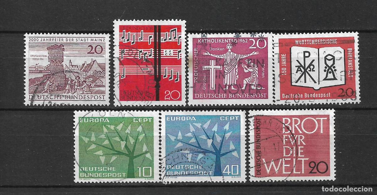 Sellos: alemania 1962 series completas usado - 34/11