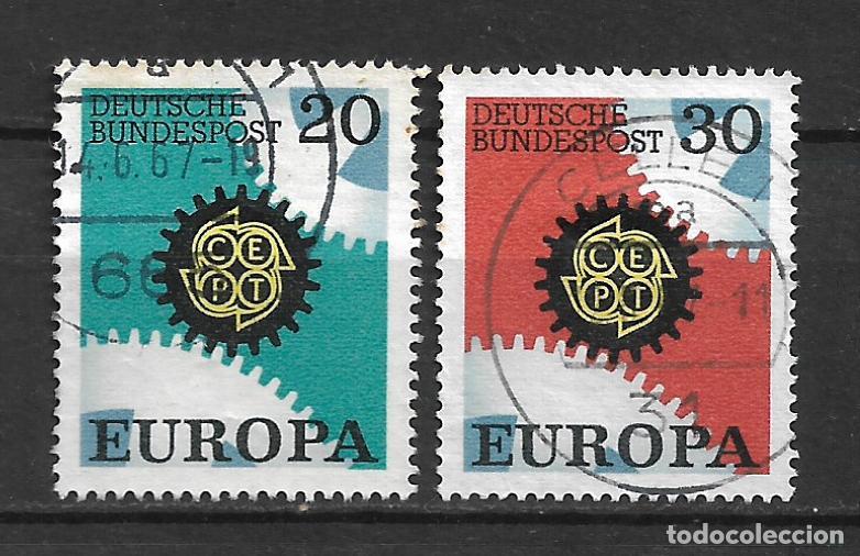 Sellos: alemania 1967 europa cept usado - 34/11