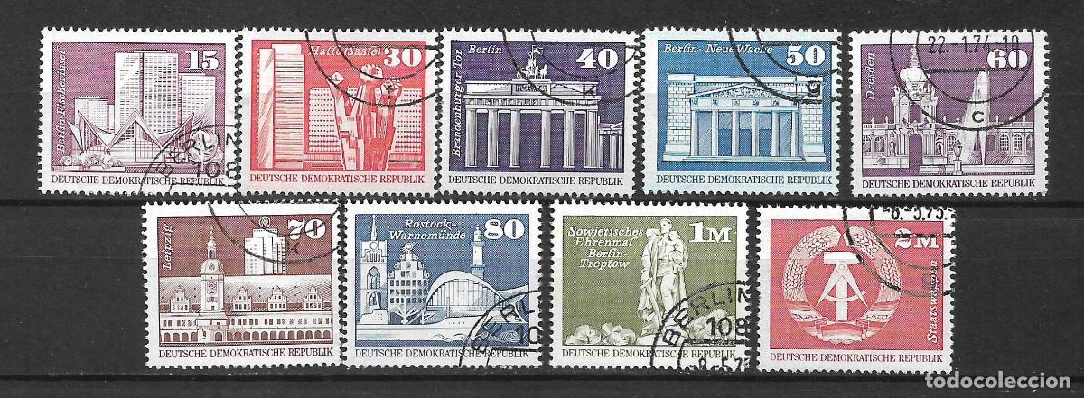 Sellos: alemania ddr lote 9 sellos usado - 34/12