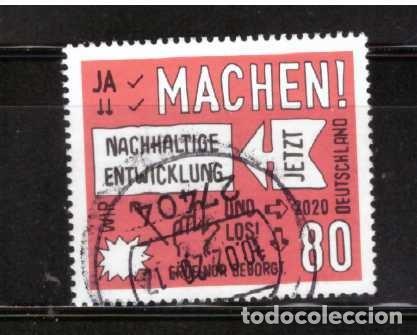 Sellos: SELLO USADO DE ALEMANIA 2020 YVERT 3300 Art 5