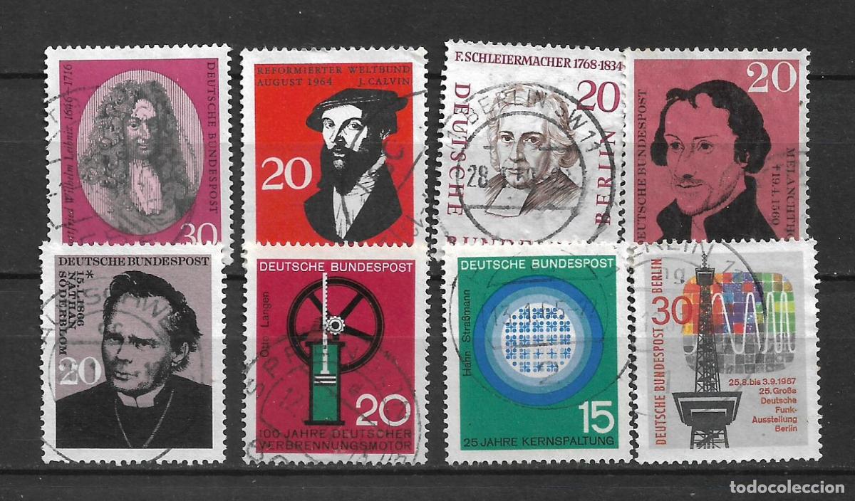 Sellos: alemania lote 8 sellos usado - 34/12