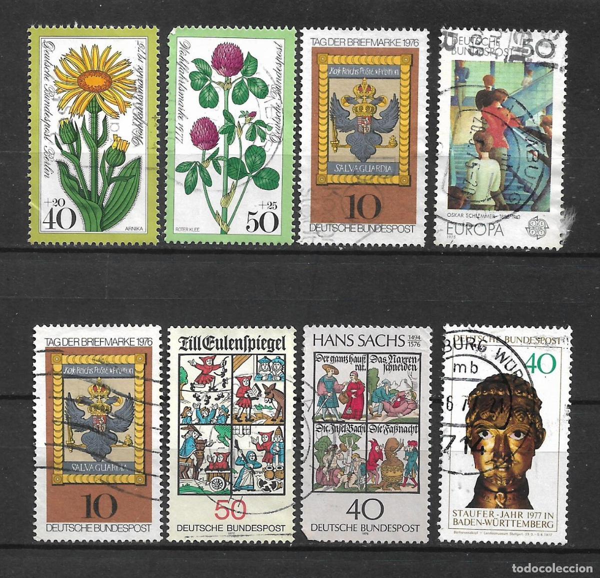 Sellos: alemania lote 8 sellos usado - 34/14