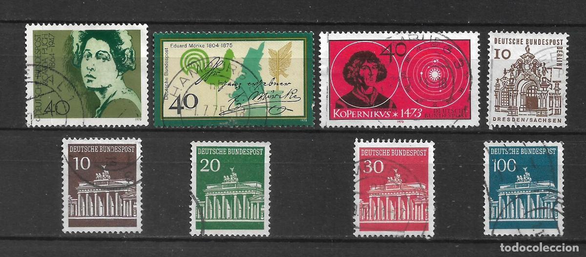 Sellos: alemania lote 8 sellos usado - 34/14