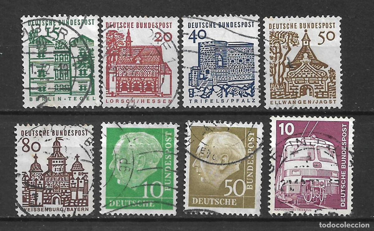 Sellos: alemania lote 8 sellos usado - 34/14