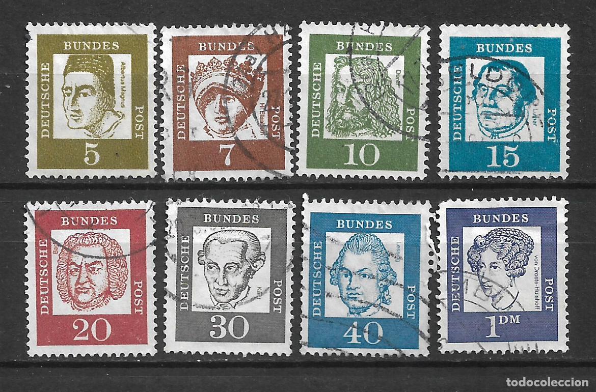 Sellos: alemania lote 8 sellos usado - 34/14