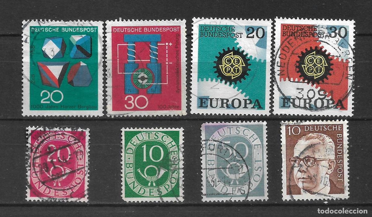 Sellos: alemania lote 8 sellos usado - 34/14
