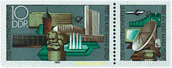 Stamps: 56186 MNH ALEMANIA DEMOCRATICA 1982 13 CONFERENCIA MINISTERIAL DE LA ORGANIZACION POR LA COOPERACIO