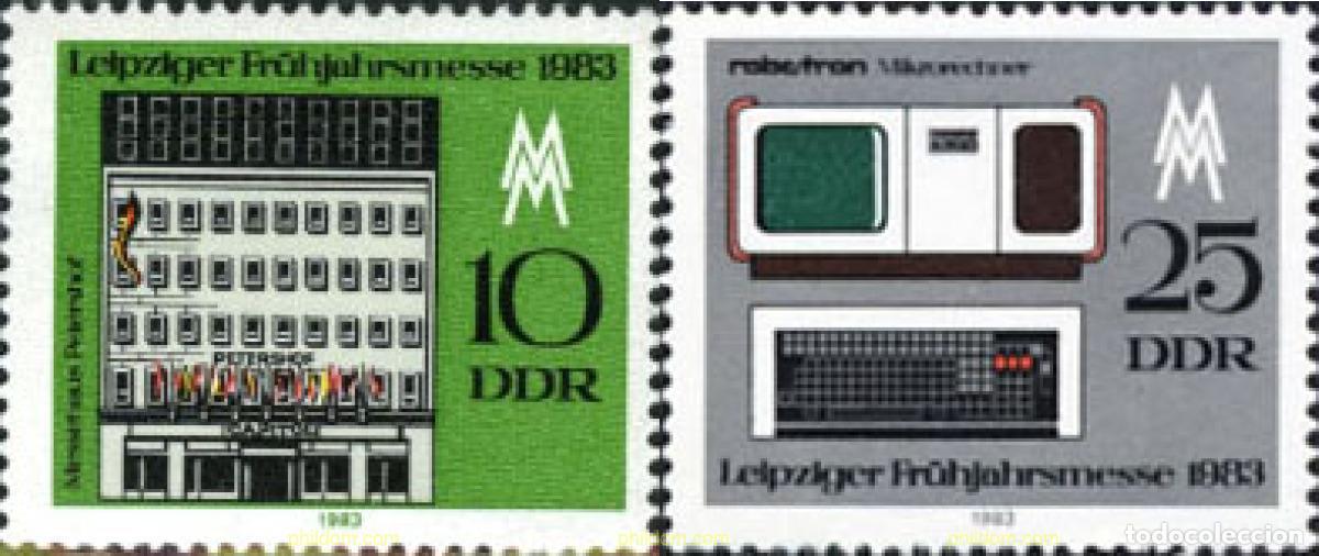 Sellos: 150898 MNH ALEMANIA DEMOCRATICA 1983 FERIA DE PRIMAVERA DE LEIPZIG