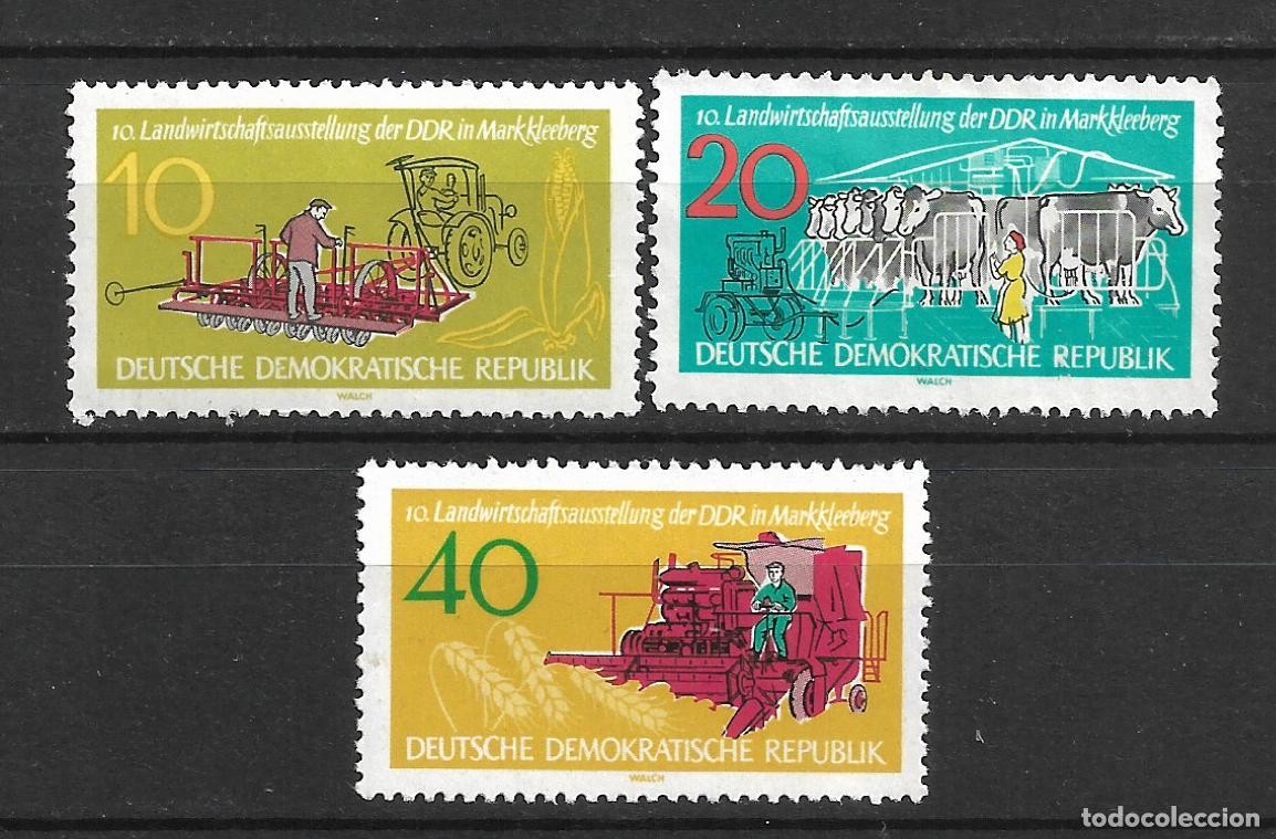 Sellos: alemania ddr 1962 michel 895/897 **/(*) - 34/15