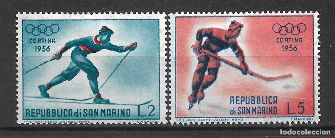 Sellos: san marino 1956 sellos * mh - 34/16