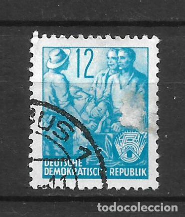 Sellos: alemania ddr 1953 michel 367 usado 2.20&euro; - 34/16