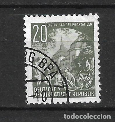 Sellos: alemania ddr 1953 michel 370 usado 5&euro; - 34/16