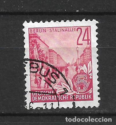 Sellos: alemania ddr 1953 michel 371 usado 2&euro; - 34/16